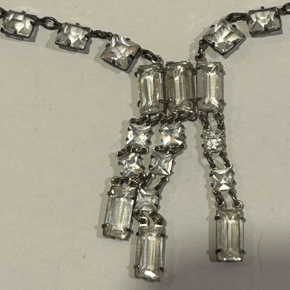 Antique French Paste 1920s Necklace